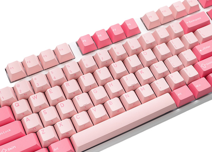 Клавіатура дротова Ducky One 3 MX-Blue USB Gossamer Pink (100043064) - зображення 2