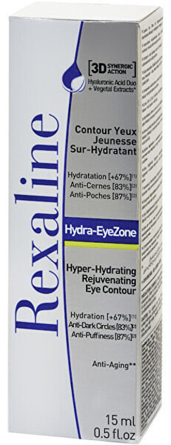 Крем для шкіри навколо очей Rexaline Hydra 3D Hydra-Eye Zone Зволожуючий 15 мл (3593787001232) - зображення 1