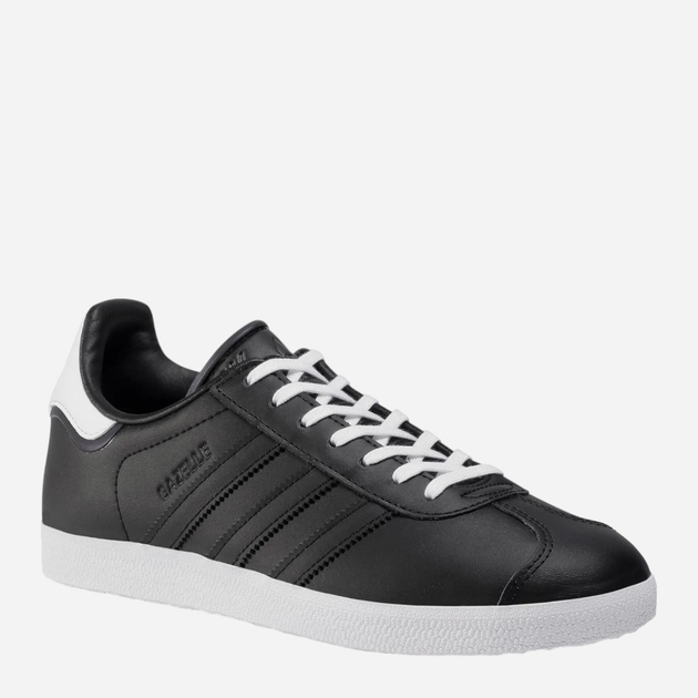 Sneakersy męskie skórzane do kostki adidas Originals Gazelle FU9667 42 (UK 8) Czarne (4062059843041) - obraz 3