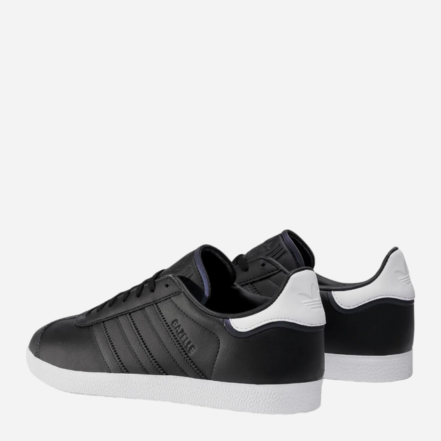 Sneakersy męskie skórzane do kostki adidas Originals Gazelle FU9667 43.5 (UK 9) Czarne (4062059843089) - obraz 5