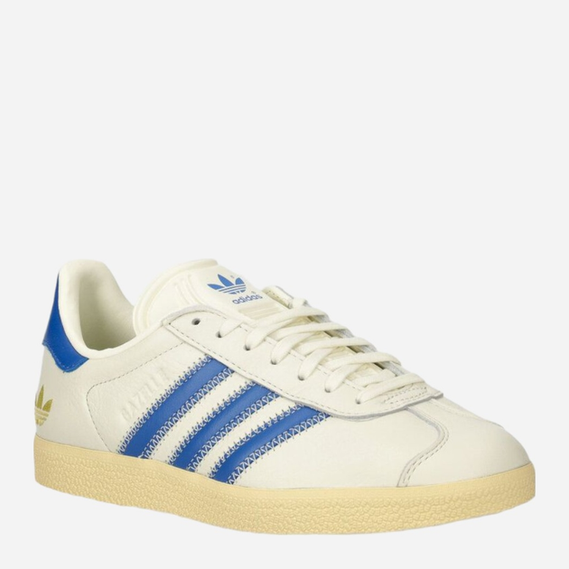 Sneakersy męskie skórzane adidas Originals Gazelle IF4599 44 Białe (4067888106060) - obraz 2