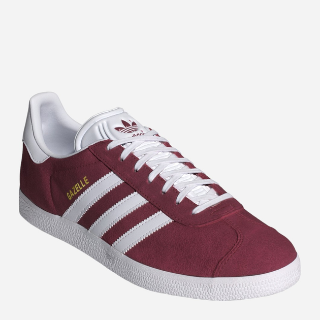 Чоловічі кеди низькі adidas Originals Gazelle B41645 43.5 (UK 9) Бордові (4059811862402) - зображення 2