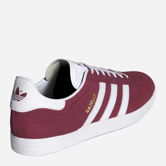 Sneakersy męskie zamszowe do kostki adidas Originals Gazelle B41645 43.5 (UK 9) Bordowe (4059811862402) - obraz 4