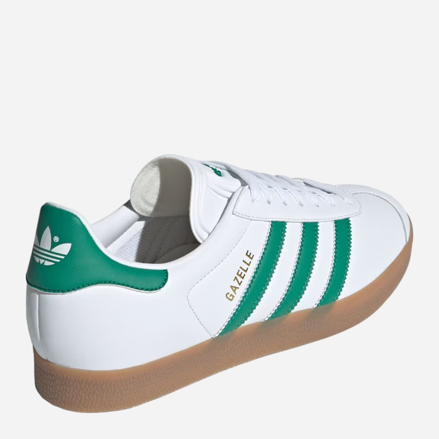 Sneakersy męskie z eko skóry adidas Originals Gazelle IH2216 42 (8UK) Białe (4067889263557) - obraz 4