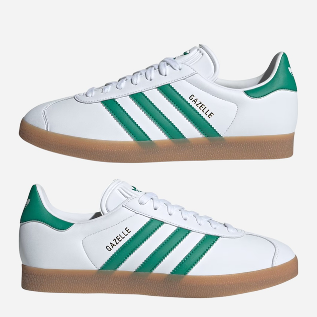 Sneakersy męskie z eko skóry adidas Originals Gazelle IH2216 46 (11UK) Białe (4067889263519) - obraz 5