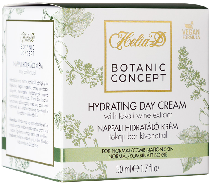 Крем зволожуючий денний Helia-D Botanic Concept для нормальної та комбінованої шкіри 50 мл (5999569020183) - зображення 6