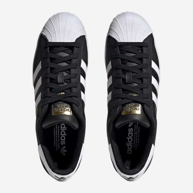 Чоловічі кеди низькі adidas Originals Superstar ID4636 (8.5UK) 42.5 Чорні (4066756400842) - зображення 6