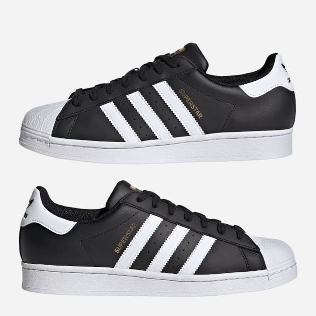 Чоловічі кеди низькі adidas Originals Superstar ID4636 (11UK) 46 Чорні (4066756400835) - зображення 5