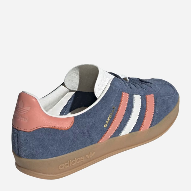 Sneakersy męskie zamszowe adidas Originals Gazelle Indoor W IG1640 (7UK) 40.5 Granatowe (4066765024060) - obraz 4