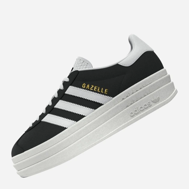 Жіночі кеди низькі adidas Originals Gazelle Bold HQ6912 (7.5UK) 41.5 Чорні (4066748973736) - зображення 9