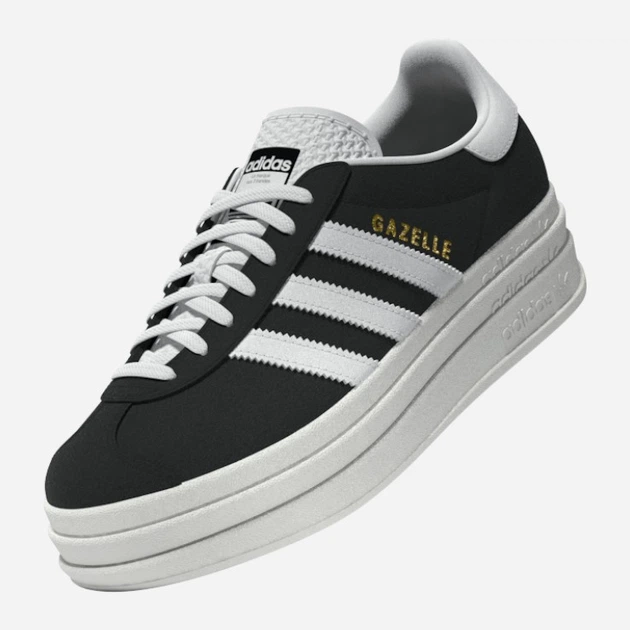 Жіночі кеди низькі adidas Originals Gazelle Bold HQ6912 (7.5UK) 41.5 Чорні (4066748973736) - зображення 10