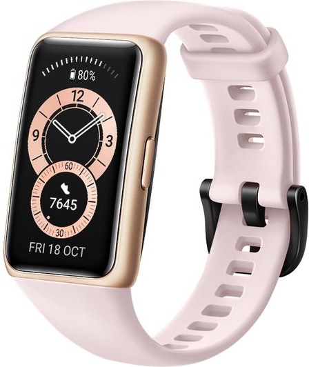 Смарт-годинник Huawei Band 6 FRA-B19 1.47" / Bluetooth / Вологозахист 5 ATM / Sakura Pink (55026638) Б/В - зображення 3