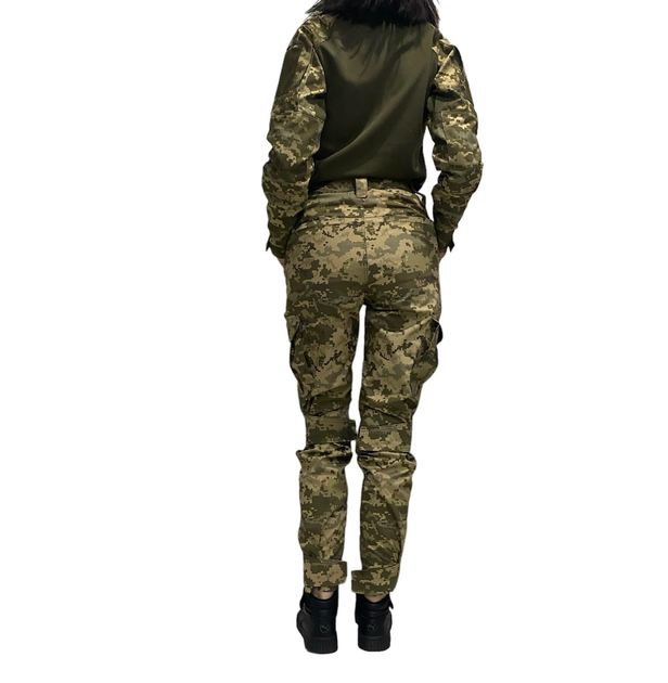 Жіночі тактичні військові штани 38 укрпіксель - зображення 2