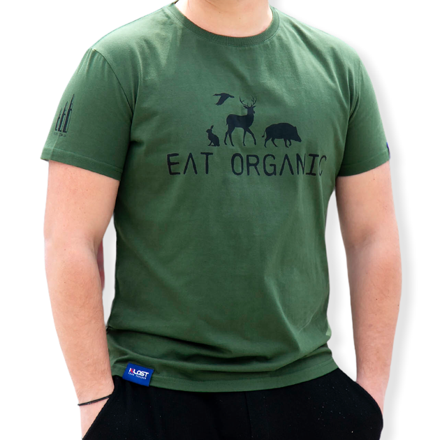 Футболка KLOST Eat Organic Khaki, S - изображение 1