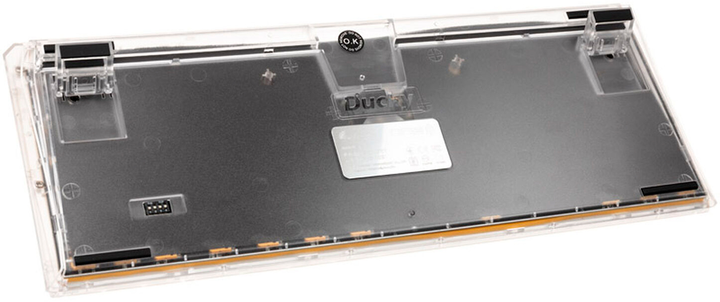 Klawiatura przewodowa Ducky One 3 TKL RGB LED MX Speed Silver USB Aura White (100352882) - obraz 5