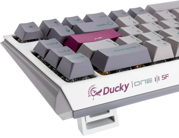 Klawiatura przewodowa Ducky One 3 SF MX Blue USB Mist Grey (100043100) - obraz 4