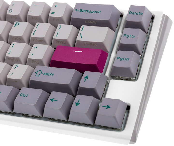 Klawiatura przewodowa Ducky One 3 SF MX Blue USB Mist Grey (100043100) - obraz 6