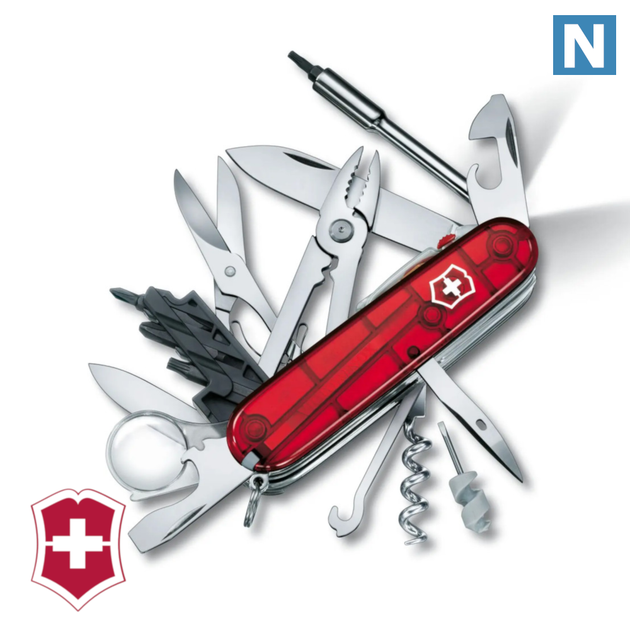 Швейцарський ніж мультитул cкладаний Victorinox Cybertool Lite 1.7925.T (91мм) - зображення 1