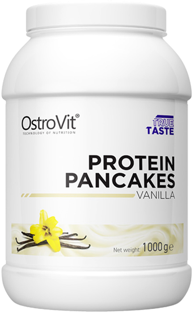 Млинці Ostrovit Protein Pancakes Vanilla 1000 г (5903246222470) - зображення 1