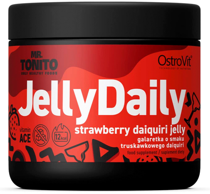 Galaretka OstroVit Mr. Tonito Jelly Daily Strawberry Daiquiri 350 g (5903246227086) - obraz 1