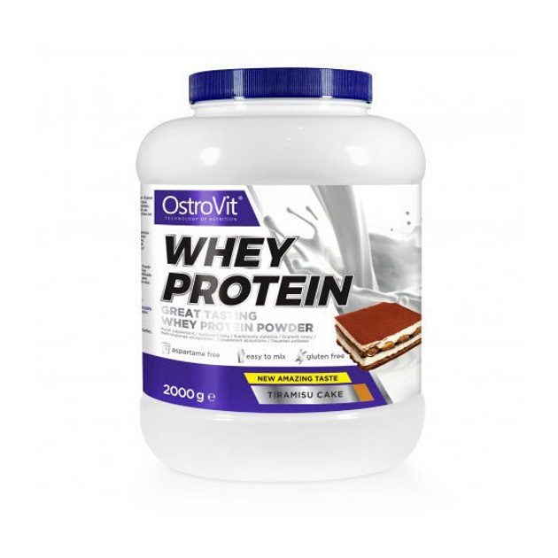 Odżywka białkowa OstroVit Whey Protein Tiramisu Cake 2000 g (5902232613421) - obraz 1
