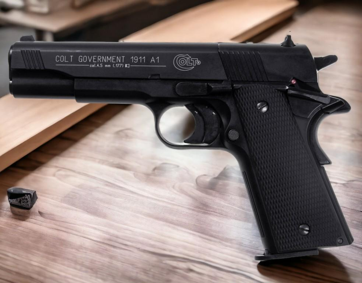 Пневматический пистолет Umarex Colt Goverment 1911 A1 кал.4,5мм. - изображение 1