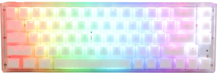 Klawiatura przewodowa Ducky One 3 SF Cherry MX Blue USB Aura White (4711281575007) - obraz 1