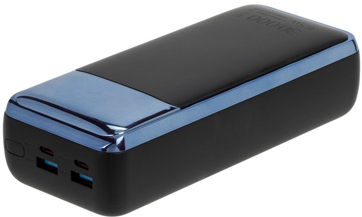 Powerbank RIVACASE 30000 mAh Black/Blue (RCVA1080) - obraz 6