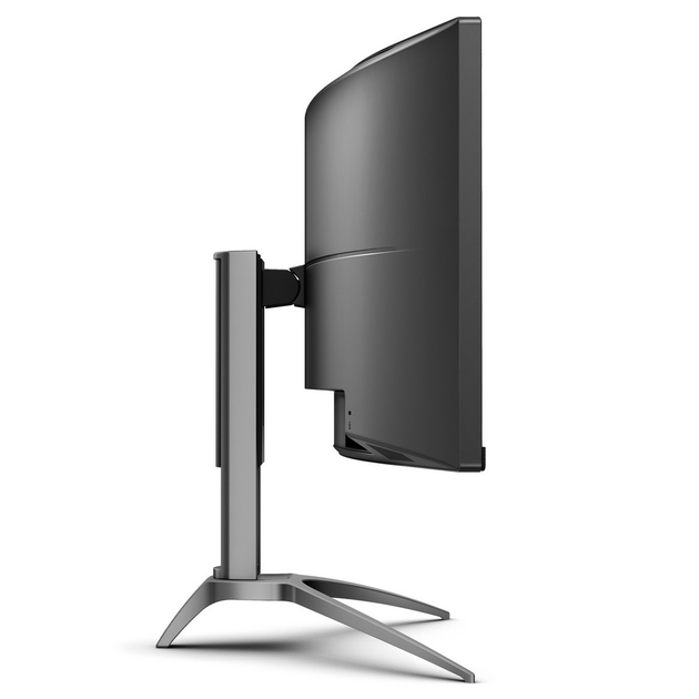 Монитор 49" AOC AG493UCX2, VA, 5120x1440, 165Гц, изгн., HDMIx3, DP, USB-C, USB-hub, HAS, цв, черный - изображение 2