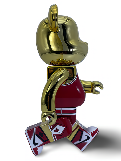 Статуэтка Bearbrick x Michael Jordan 1985 x Rookie Jersey