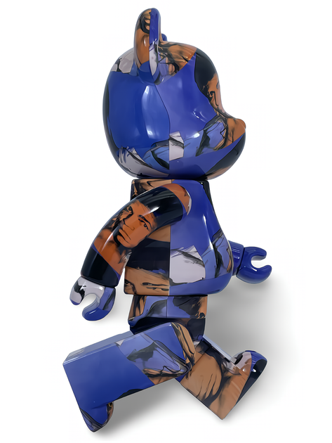 Статуетка Bearbrick x Andy Warhol's Muhammad Ali 400% 28 см Medicom Toy Мухаммед Алі - зображення 12
