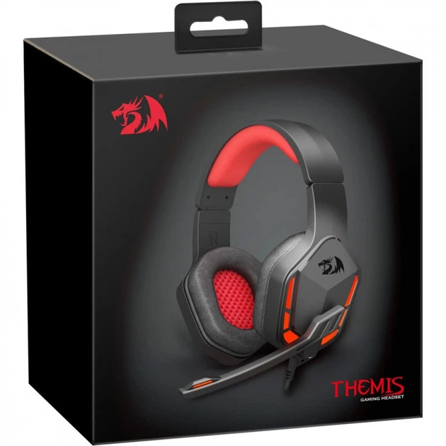 Навушники Redragon Themis H220 Black/Red (77662) (204631) - Фото 10 Навушники Redragon Themis H220 Black/Red (77662) (204631) - зображення 10