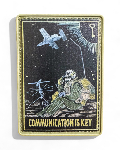 Патч / шеврон Communication is key (Общение - это ключ) - изображение 1