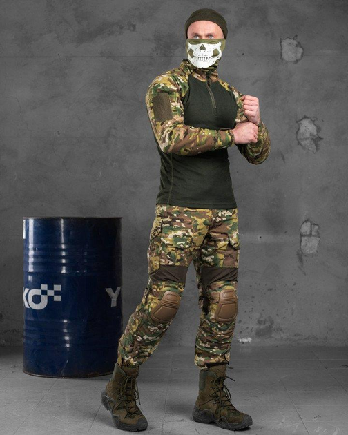 Тактический костюм с наколенниками штаны+убакс S мультикам (83820) - изображение 2