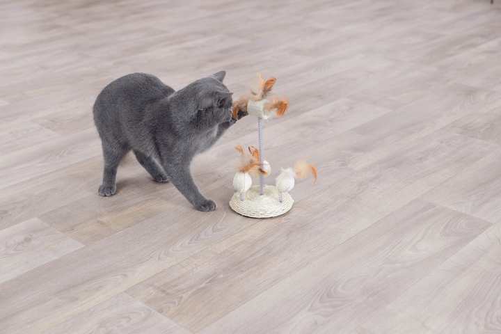 Іграшки Trixie набір на пружинках для котів люфа сизаль 15 х 30 см (4011905407210) - зображення 3