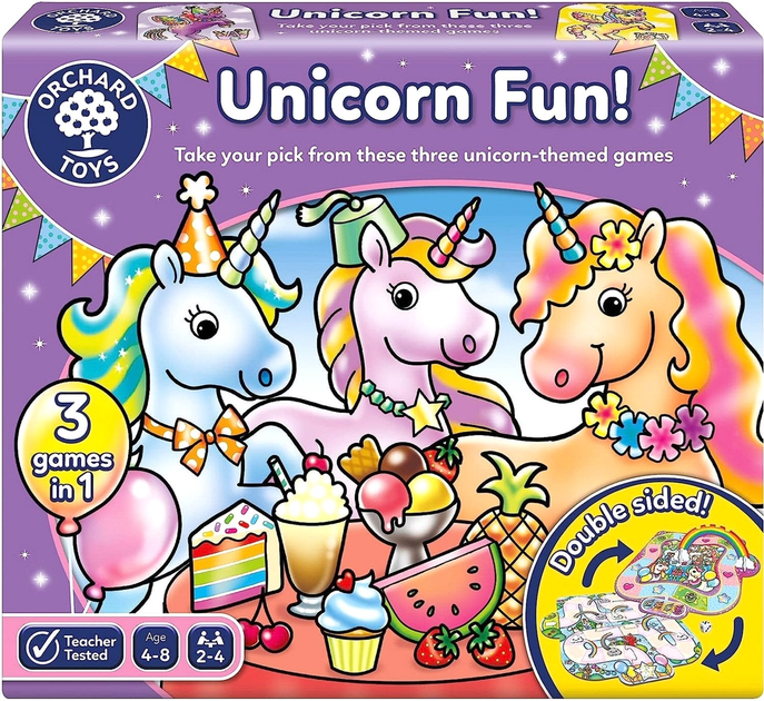 Набір настільних ігор Orchard Toys Unicorn Fun (5011863003218) - зображення 1