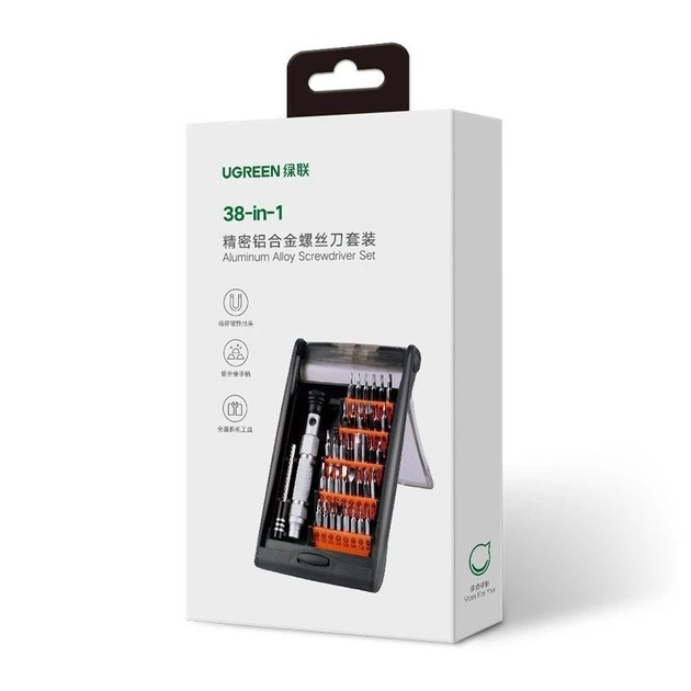Набір інструментів — викрутка з бітами UGREEN CM372 38-in-1 Aluminum Alloy Screwdriver Set (80459) - изображение 2