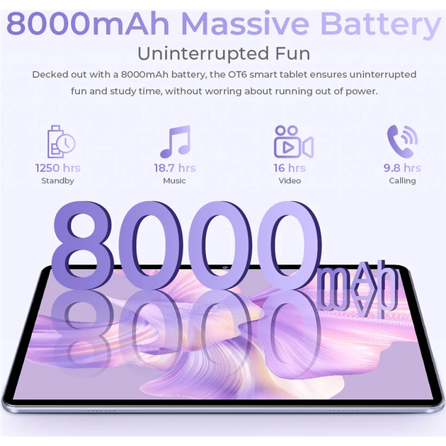 Планшет Oukitel OT6 4 / 64Gb Coffee 10.1" IPS 8000mAh EU - изображение 4