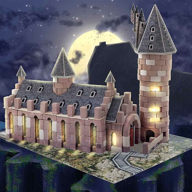 Klocki drewniane Trefl Harry Potter Great Hall 420 elementów (5900511615623) - obraz 6