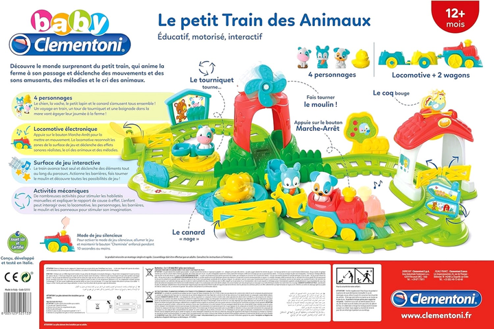 Zestaw do zabawy Clementoni The Little Train On the Farm (8005125177561) - obraz 3