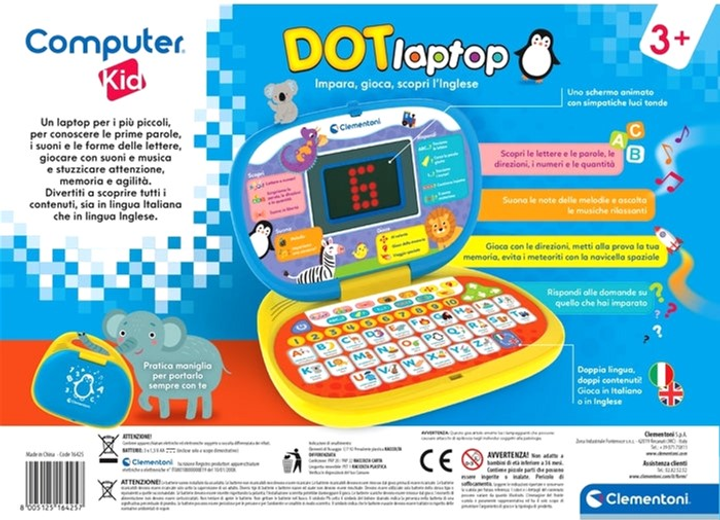 Дитячий ноутбук Clementoni Dot Primo (8005125164257) - зображення 3