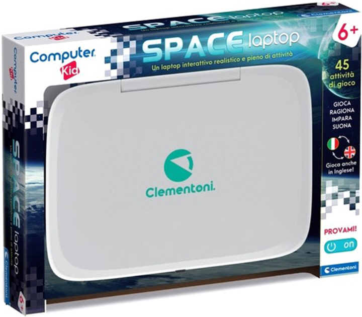 Laptop dla dzieci Clementoni Space (8005125164264) - obraz 1