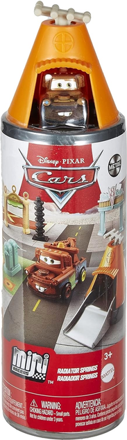 Zestaw do zabawy Mattel Disney Pixars CaRSTA Mini Racers On-the-Go Radiator Springs (0194735081912) - obraz 1