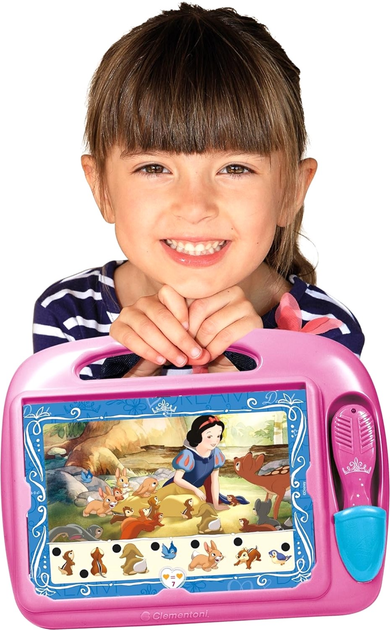 Інтерактивна іграшка Clementoni Sapientino Travel Quiz Disney Princesses (8005125119790) - зображення 3