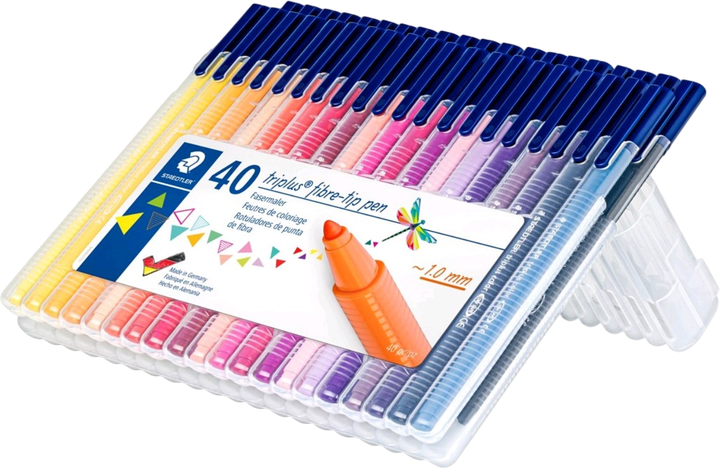 Набір фломастерів Staedtler Triple Color 40 шт (4007817051955) - зображення 2