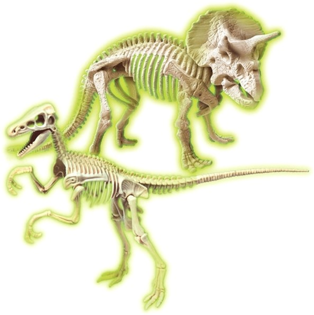 Набір для наукових експериментів Clementoni Jurassic World 3 Dominion Triceratops & Velociraptor (8005125193073) - зображення 2
