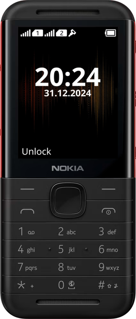 Telefon komórkowy Nokia 5310 TA-1603 (2024) DualSim Black/Red (6438409095077) - obraz 2