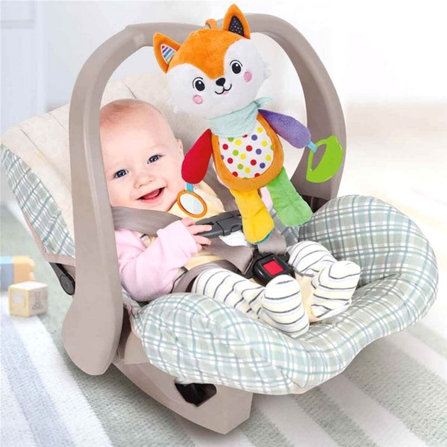 Zabawka-zawieszka do wózka Clementoni Baby Cuddly Fox (8005125177929) - obraz 2