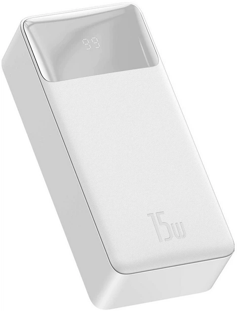 УМБ Baseus Bipow Overseas 30000 mAh White (PPBD050202) - зображення 2