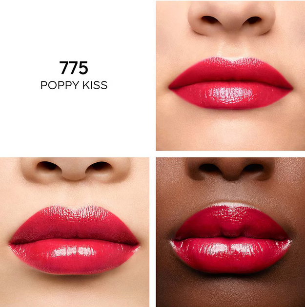 Губна помада Guerlain KissKiss Shine Bloom Зволожувальна 775 Poppy Kiss 2.8 г (3346470441545) - зображення 3